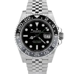 NEW DEC 2024 PAPERS ROLEX GMT-MASTER II BRUCE WAYNE JUBILEE 126710 GRNR BOX