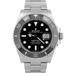 NEW OCT. 2024 PAPERS ROLEX SUBMARINER 41MM DATE BLACK STEEL WATCH 126610 LN BOX