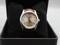 ROLEX AIR KING 14000 STAINLESS STEEL 34MM SILVER DIAL AUTOMATIC UNISEX WATCH