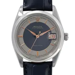 ROLEX OYSTER DATE PRECISION 6694 VINTAGE CAL.1225 HAND WINDING BLACK GRAY