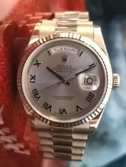 SILVER RHODIUM ROMAN