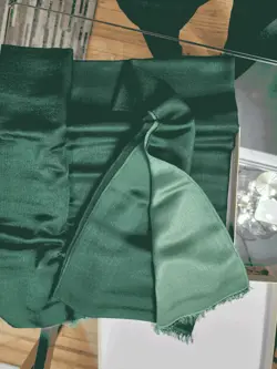 Rolex Cashmere and Silk green Scarf Brand New In Box