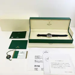 2016 Rolex Cellini Date, 39mm, White Gold, Black Guilloche Dial, 50519, Box &...
