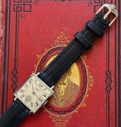 ROLEX UNICORN ANTIQUE WHITE DIAL MANUAL WINDING WATCH 1930'S WRISTWATCH VINTAGE