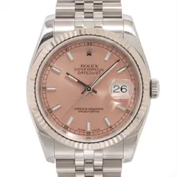 ROLEX DATEJUST 116234 SS×WG AT PINK-FACE 1 EXTRA LINK