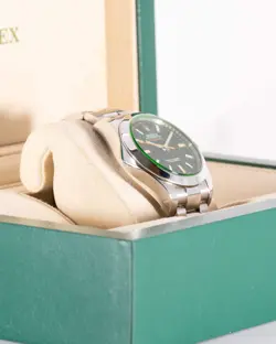 Rolex Milgauss 40mm 116400GV Green Crystal Black 2017