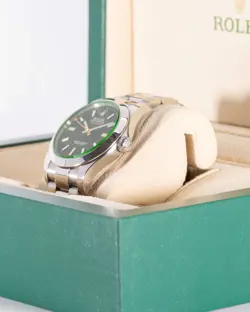 Rolex Milgauss 40mm 116400GV Green Crystal Black 2017