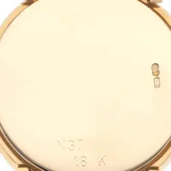 Rolex Cellini Yellow Gold White Dial Brown Strap Ladies Watch 6621