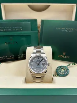 ROLEX DATEJUST 36MM MOP DIAL OYSTER BRACELET 126234 BOX & PAPERS 2024