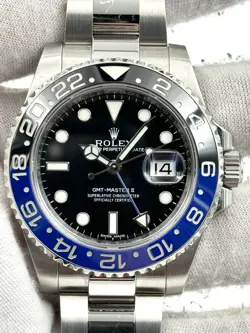 ROLEX GMT MASTER II BATMAN OYSTER BRACELET 116710BLNR BOX & PAPERS 2015