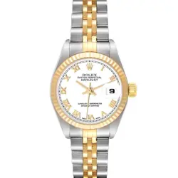 ROLEX DATEJUST STEEL YELLOW GOLD LADIES WATCH 79173 BOX PAPERS