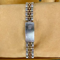 Rolex Lady-Datejust 26 mm BOX PAPERS Two Tone Jubilee Silver Dial Yellow Gold