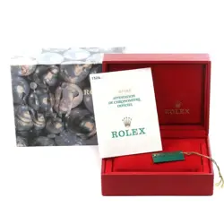 Rolex Oyster Perpetual Steel Yellow Gold Slate Dial Ladies Watch 67183 Box Card