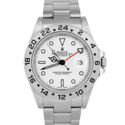 40MM WHITE STAINLESS