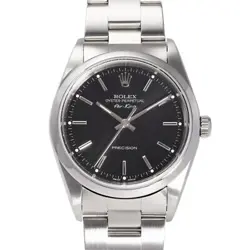 USED ROLEX AIR KING 14000M BLACK AUTOMATIC CASE: 34.0MM MEN'S WATCH #911126