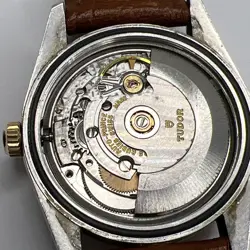 Tudor PRINCE OYSTERDATE  34mm Watch Rolex Case Linen Dial 74033 FOR PARTS/REPAIR