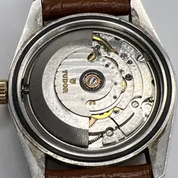 Tudor PRINCE OYSTERDATE  34mm Watch Rolex Case Linen Dial 74033 FOR PARTS/REPAIR