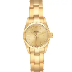 ROLEX PRESIDENT NO-DATE YELLOW GOLD LADIES WATCH 67198