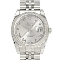 USED ROLEX DATEJUST 116234 GRAY AUTOMATIC CASE: 36.0MM MEN'S WATCH #923226