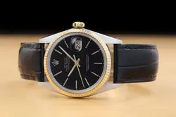 STEEL BLACK LEATHER