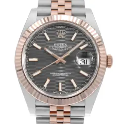 ROLEX DATEJUST 41 126331 GRAY FLUTED MOTIF BAR 5 ROW JUBILEE BRACELET RANDOM...