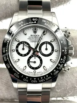ROLEX COSMOGRAPH DAYTONA WHITE DIAL STEEL BRACELET 116500LN BOX & PAPERS 2021