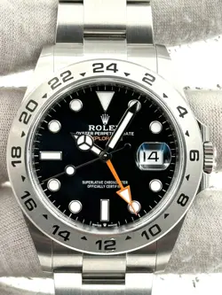 ROLEX EXPLORER II 42MM BLACK DIAL STEEL BRACELET 226570 BOX & PAPERS 2022