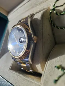 18K BLACK DIAL