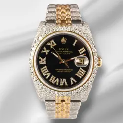 18K 2-TONE BLACK
