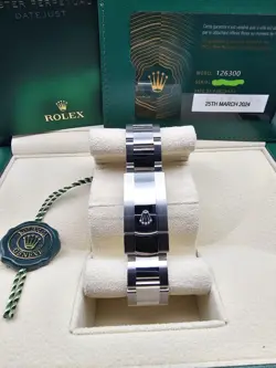 NEW March 2024 BOX/PAPERS Rolex DateJust 41mm WIMBLEDON Roman 126300 UNWORN