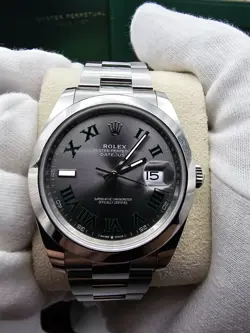NEW March 2024 BOX/PAPERS Rolex DateJust 41mm WIMBLEDON Roman 126300 UNWORN