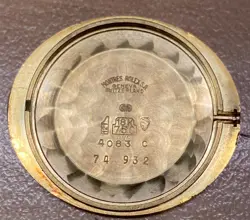 Rolex Cellini Ref 4083 -C 74 932, 18ct Gold, original Rolex Croq strap, 1990.