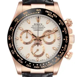 ROLEX COSMOGRAPH DAYTONA ROSE GOLD MENS WATCH 116515 BOX CARD