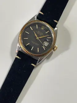 VINTAGE ROLEX OYSTER PERPETUAL DATEJUST 1601 AUTOMATIC WATCH 1961
