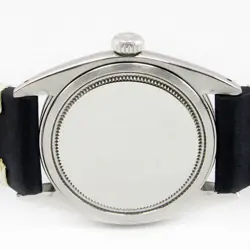 1959s Rolex Oyster Precision Winding Black Dial Mens Vintage Steel Watch 6426