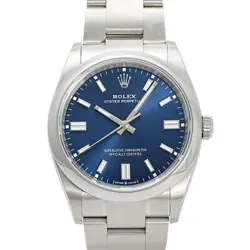 USED ROLEX OYSTER PERPETUAL 126000 BLUE CASE: 36.0MM MEN'S WATCH #91826