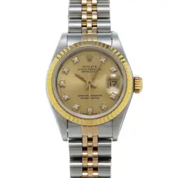 ROLEX DATEJUST DIAMOND 69173G R DIAMOND LADIES AUTOMATIC #GZ215