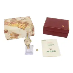 ROLEX DATEJUST AUTOMATIC WATCH 69173 18K YELLOW GOLD/STAINLESS STEEL GOLD