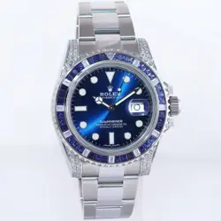 BLUE CERAMIC WATCH