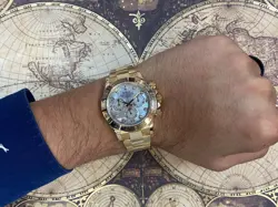 Rolex Daytona Chronograph 18k Yellow Gold MOP Diamond 40mm Watch +12' 116508