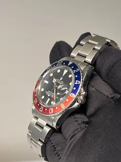 1970 Rolex GMT-Master Ref 1675 Pepsi on Oyster Bracelet w/ RSC Guarantee Card