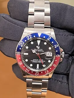 1970 Rolex GMT-Master Ref 1675 Pepsi on Oyster Bracelet w/ RSC Guarantee Card