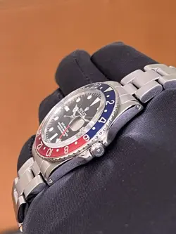 1970 Rolex GMT-Master Ref 1675 Pepsi on Oyster Bracelet w/ RSC Guarantee Card