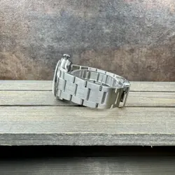 Rolex Mens Explorer 36mm Stainless Steel Black Dial Smooth Bezel Oyster 114270