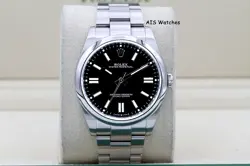 ROLEX 124300 OYSTER PERPETUAL 41 MM BLACK DIAL 2022 BOX & PAPERS