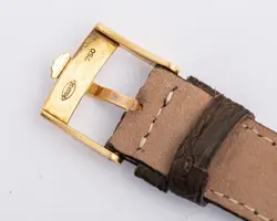 1980's Rolex 18k Yellow Gold Cellini Classic Ref. 5112/8 on DeBeers Croc Strap!