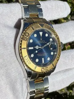 Rolex Yatchmaster 16623 40mm Blue Dial  18K Yellow Gold And Stainless Steel