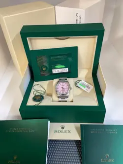 Rolex OP 126000 36mm. ORIGINAL CANDY PINK DIAL New/Unworn Boxes/Papers