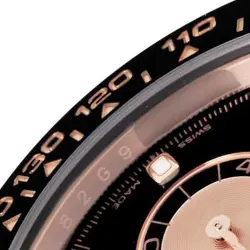ROLEX DAYTONA OYSTERFLEX ROSE GOLD BLACK DIAL MENS WATCH 116515