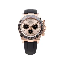 ROLEX DAYTONA SUNDUST DIAL 18K ROSE GOLD 2024 OYSTERFLEX 126515LN FULL SET